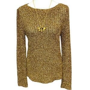 Ralph Lauren Marled Open Weave Sweater